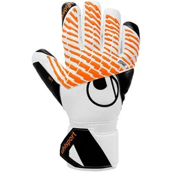 uhlsport FM Soft Comp Competition Half-Negative Cut Torwarthandschuhe weiß/schwarz/fluo orange 10