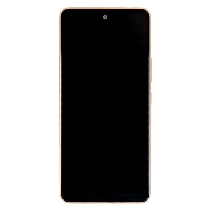 Samsung LCD-Display + Touch-Einheit + Frontabdeckung A536B Galaxy A53 5G Awesome Peach (Service Pack) (Display, Samsung Galaxy A53 5G) (GH82-28024D)