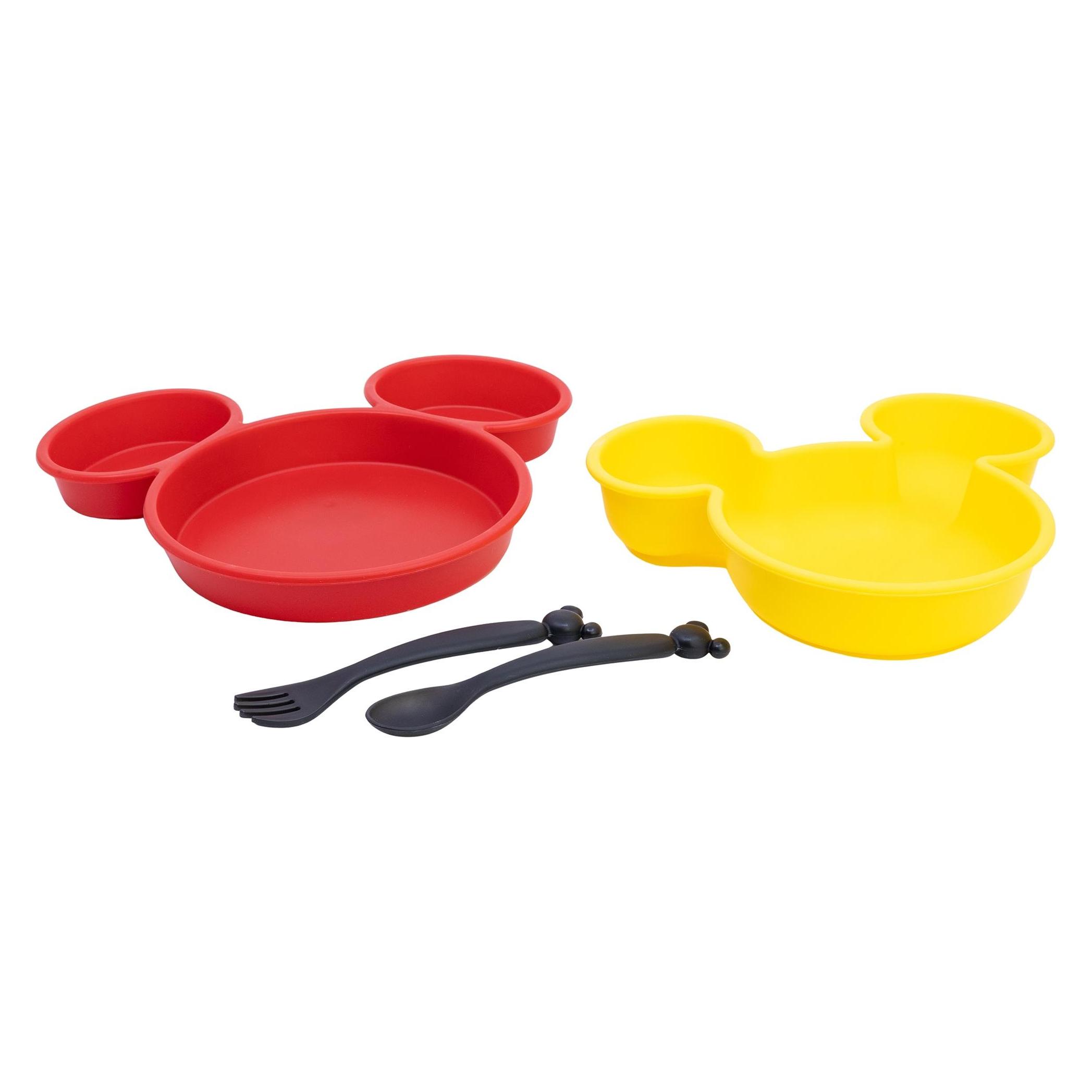 Stor Disney Baby - Mickey Mouse - Geschirrset 4-teilig für Kleinkinder in Geschenkbox (81175)