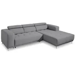 SOMETA Ecksofa Cancun Stoff Mittelgrau