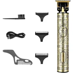 Rozia, Trimmer + Haarschneider, Präzisionstrimmer USB mit T-Klinge