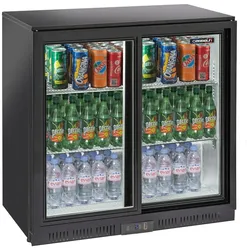 Barkühlschrank 2 Schiebetüren CAB2PC Casselin