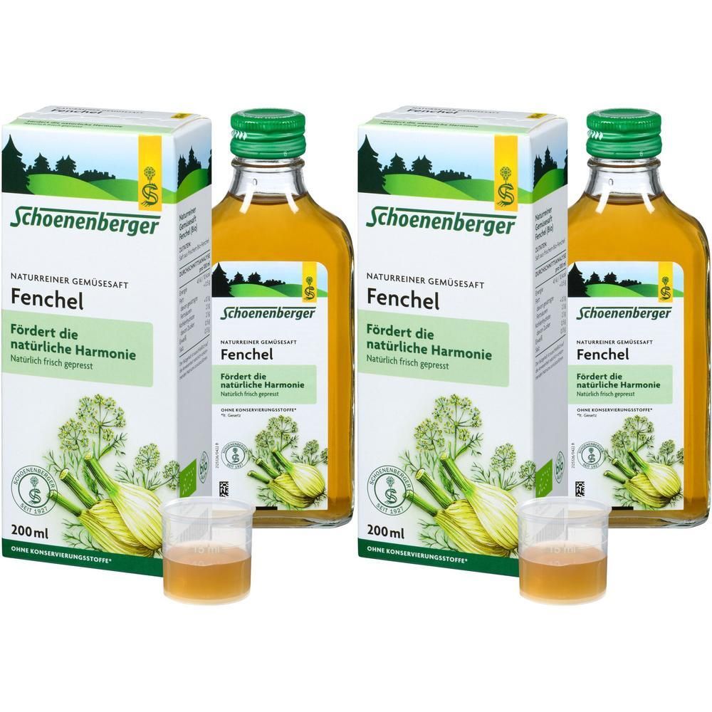 Fenchel Schoenenberger Bio 2x 2x200 ml Saft