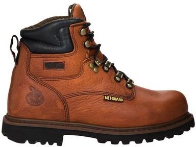 "Georgia Boot Internal Metguard 6"" Safety - Mens 13 Brown Boot W"