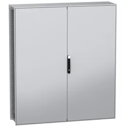 Schneider Electric NSYSFN1816402D Modulares Standgehäuse, PanelSeT SFN, dekarbonisierter Stahl, 1800x1600x400mm, 2 Türen, IP55