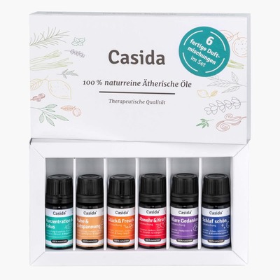 Casida GmbH ÄTHERISCHE Öle Duftmischungen Set naturrein Top 6 6X5 ml 17582437