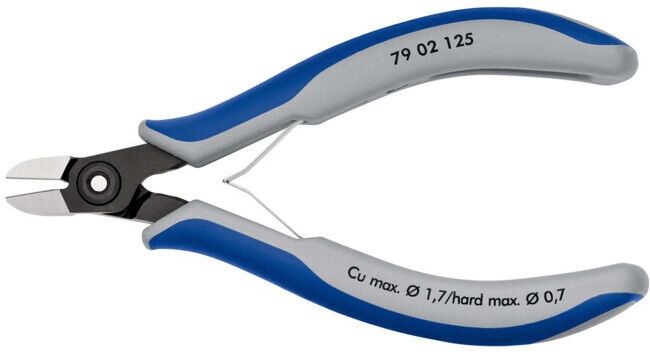 Pinces coupantes de côté de précision pour l'électronique Knipex (79 02 125)