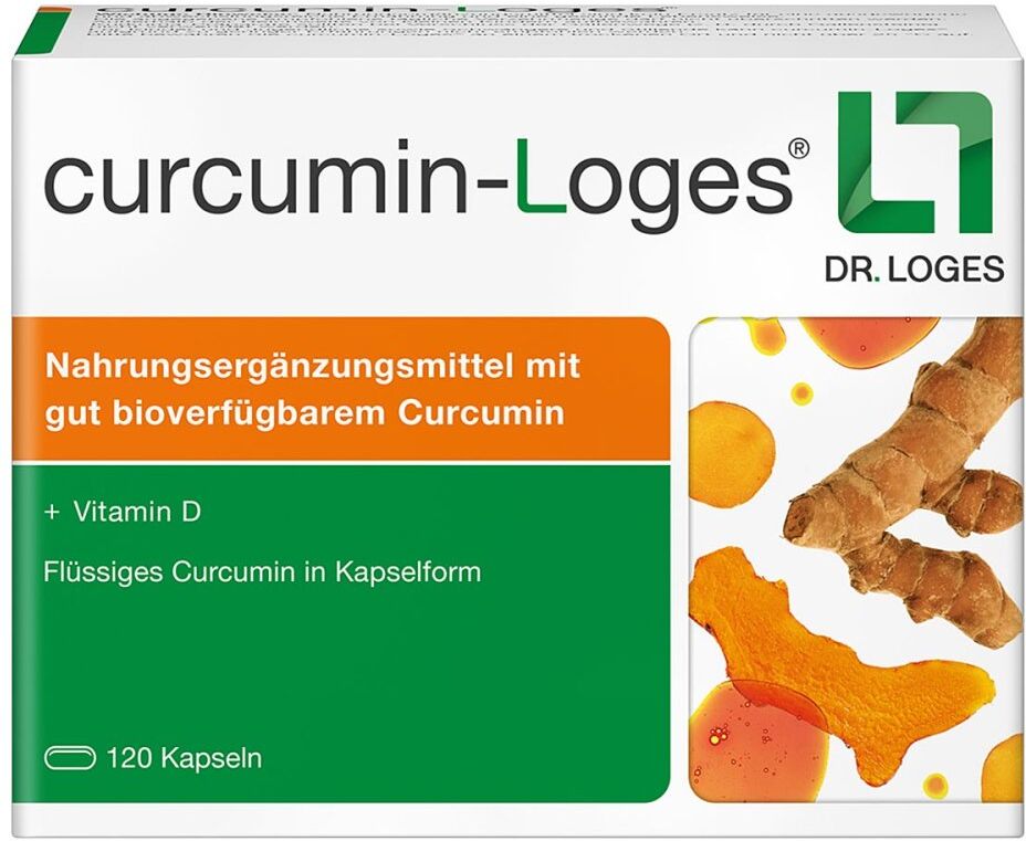 CURCUMIN LOGES curcumin-Loges: Hoch bioverfügbare Curcumin Kapseln