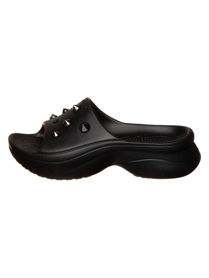 Crocs Pantoletten "Bae Studded Slide" in Schwarz - 37/38