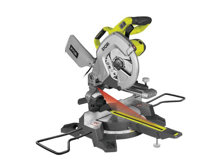 Ryobi EMS254L - 254 mm - Scie à onglet avec laser