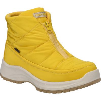 Stiefelette JOSEF SEIBEL "Colorado 55, safran", Damen, Gr. 39, gelb (safran), Obermaterial: 100% Textilmaterial TEXMAT., Schuhe Stiefelette