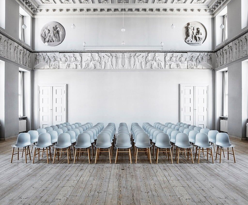 Normann Copenhagen Stuhl (blau, blau, Kunststoff) blau   blau   Kunststoff