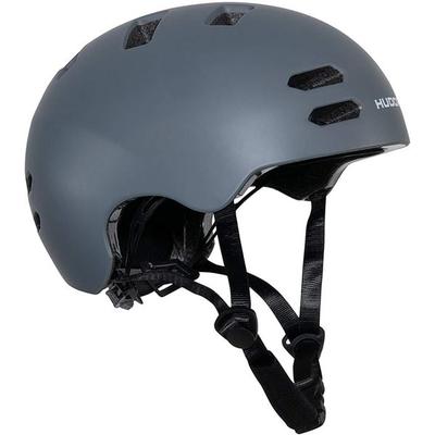 Hudora 84167 - Allround Grapghit Helm, Skaterhelm, Graphit, S