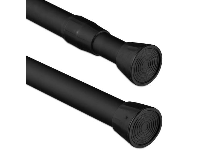 Teleskopstange Edelstahl Schwarz