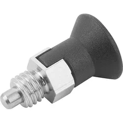 ARRETIERBOLZEN ECO KURZE AUSFÜHRUNG GR.3 D1=M16, D=8, FORM:C M.RASTNUT, O.KONTERMUTTER, STAHL UNGEHÄRTET,