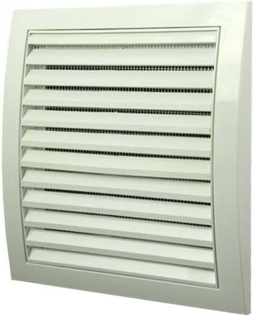 Muurrooster N12 wit 190x190 mm