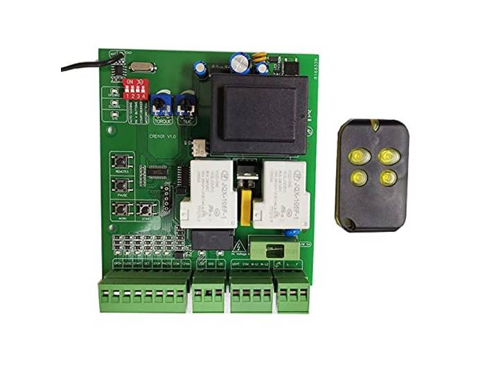 Elektrischer Toröffner WIDE VERWENDUNG Sliding Gate Opener Motor Control Unit PCB Controller-Leiterplatte Elektronische Kartenplatten-AC-Karte Universal-Version(1 board with 1 key)