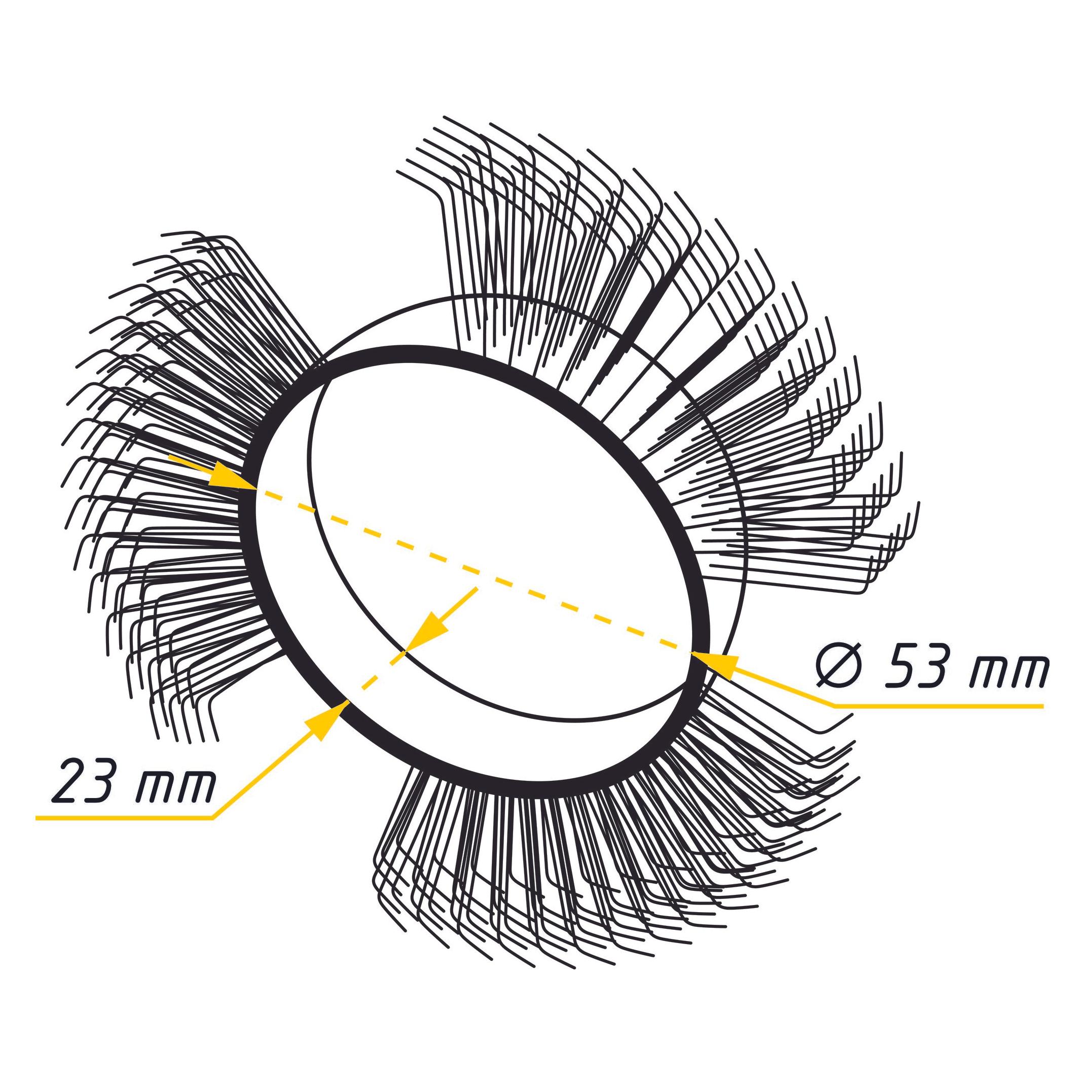 Hazet Bürstenband 23 mm breit grob gebogene Spitzen 9033-6-02/5 (9033-6-02/5)