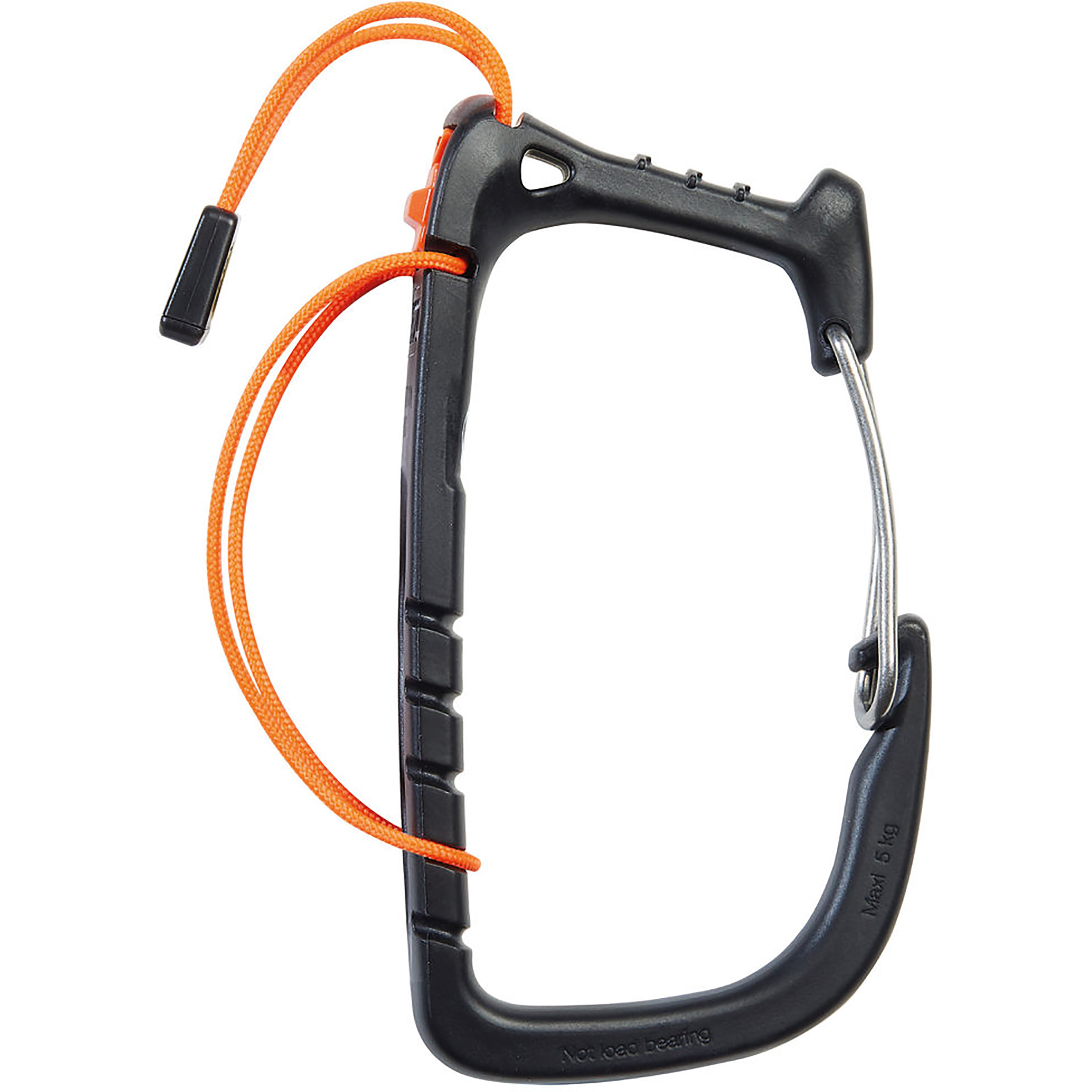 Petzl Caritool Evo Eisschrauben Halter Eisklettern Zubehör schwarz Eisklettern