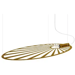 Sollux TH.001ZL Pendelleuchte LEHDET golden