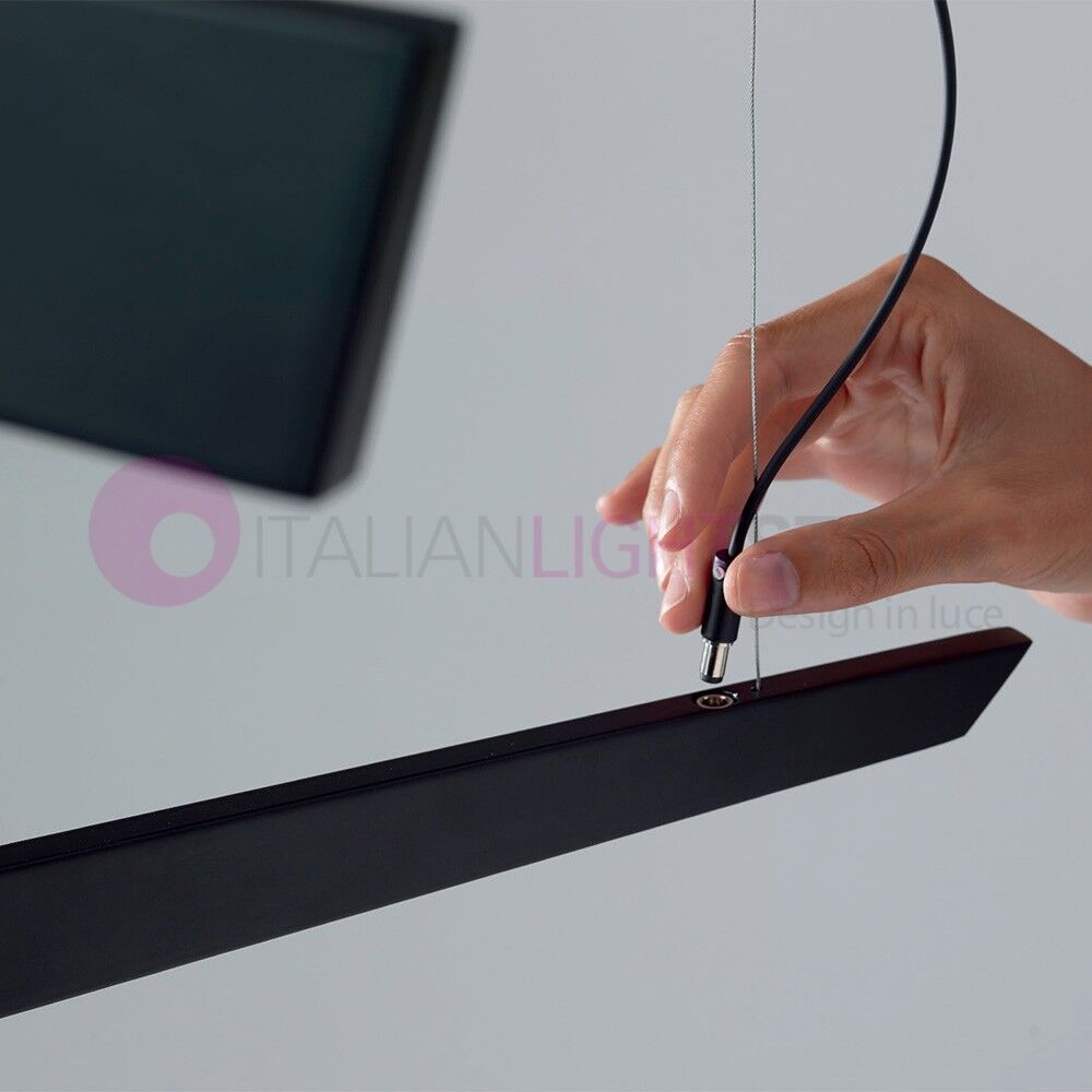 Katana Lampada A Sospensione Moderna Doppia A Led Integrato L. 130