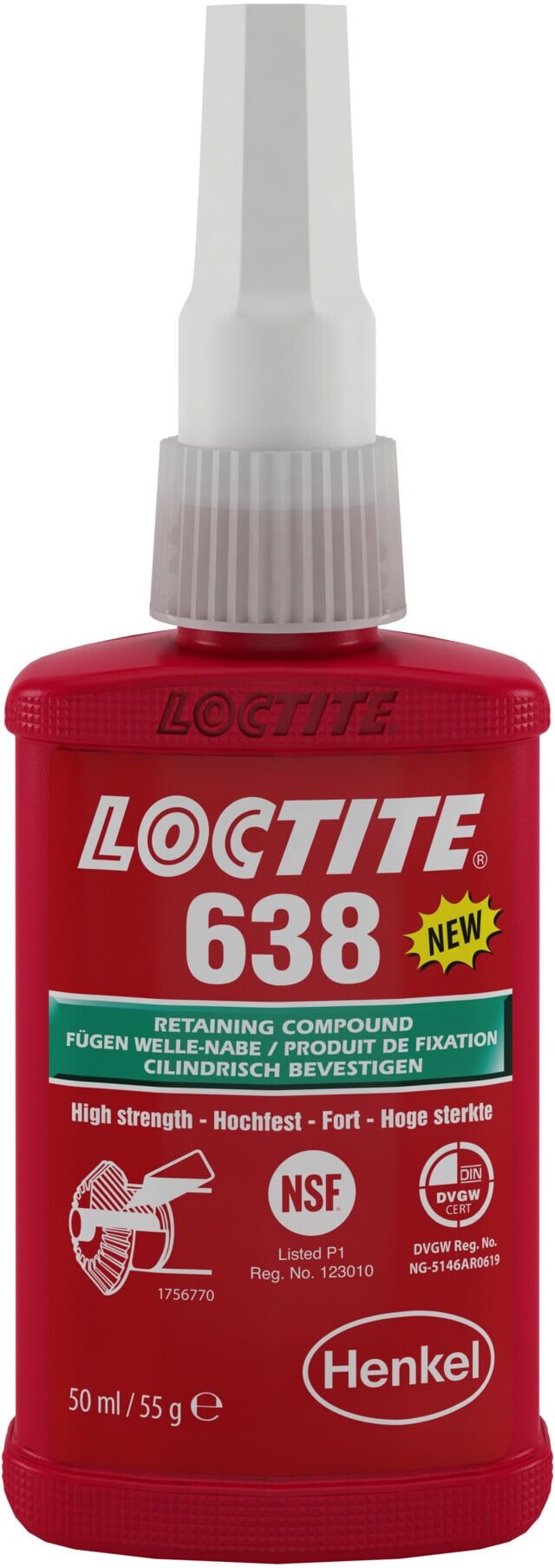 Loctite 638 Fügeklebstoff hochfest 50 ml (1803365)