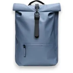 Rains Unisex. 13320 Mochila Rolltop Rucksack blau (OSFA), Lässig, Polyester