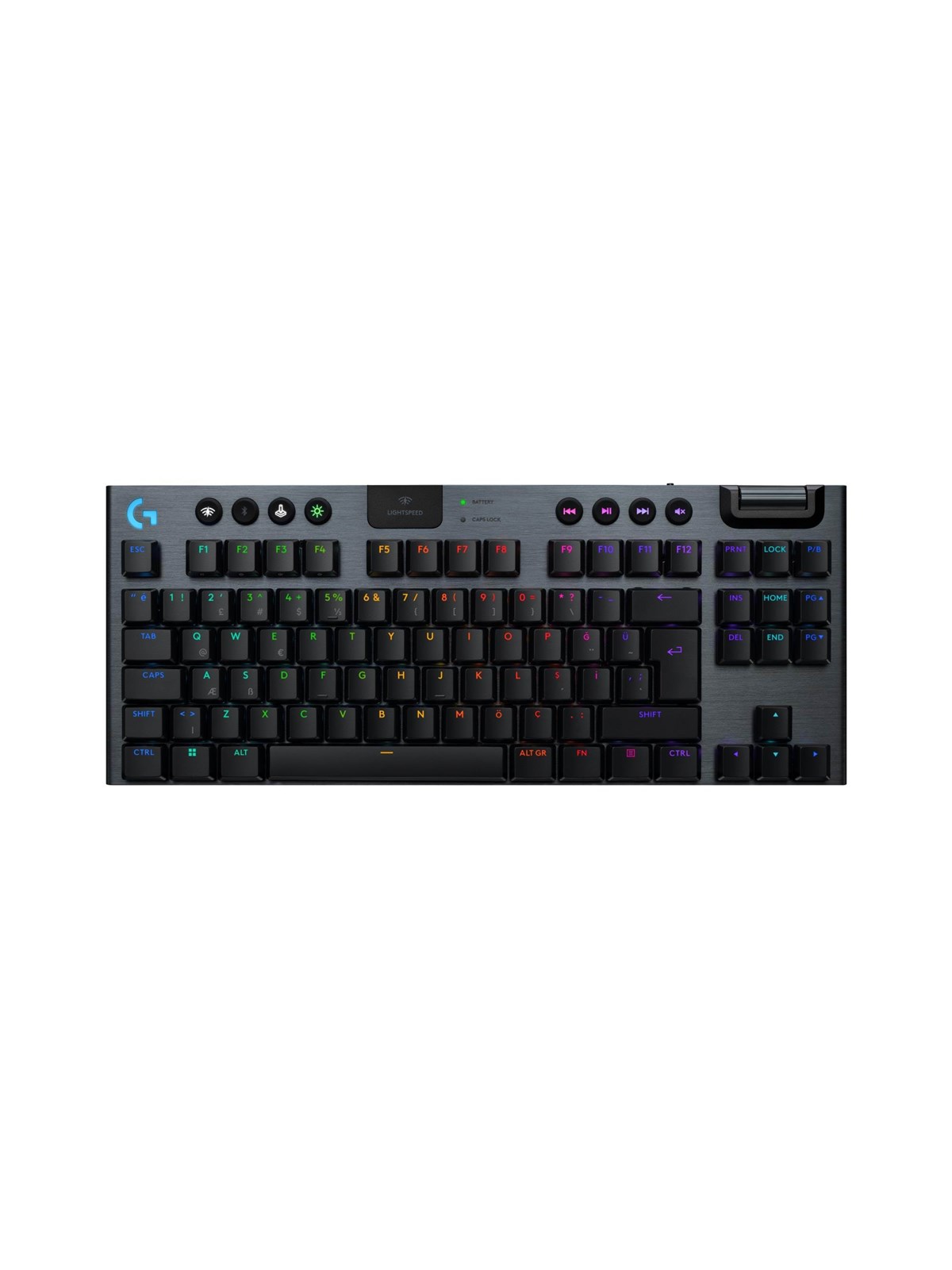 Logitech G915 X LIGHTSPEED - TKL - Tactile - 80% - Gaming Tastatur - 80% - Englisch (US) - Schwarz