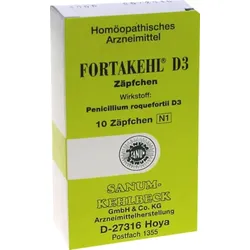 FORTAKEHL D 3 Zäpfchen 10 St