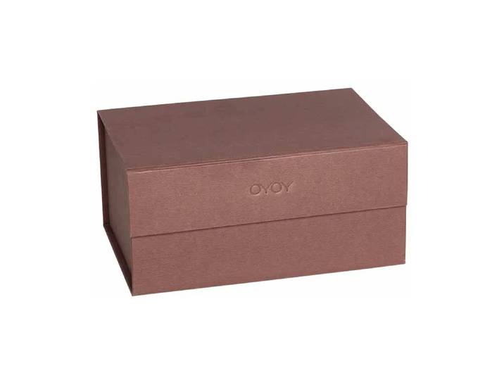 OYOY Boîte de rangement Hako A5 Caramel foncé
