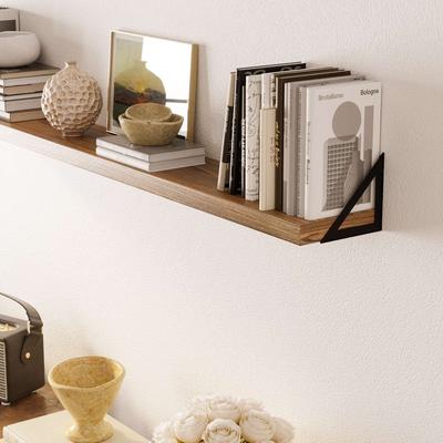 Wallniture Minori Shelves for Living Room, Wood Shelf for Wall, Shelf for Wall Decor, Wall Mounted Bookshelves