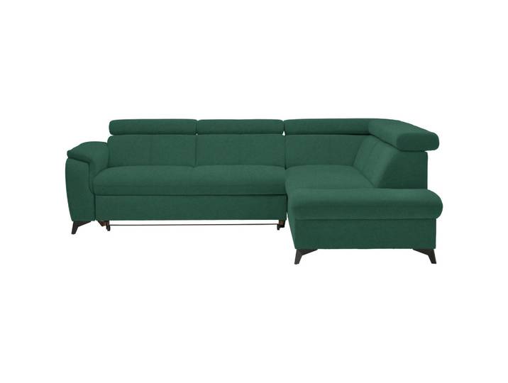 Stylife Ecksofa, Türkis, Metall, Ottomane rechts, L-Form, 260x203 cm, Bettkasten erhältlich, Stoffauswahl, seitenverkehrt erhältlich, Bettfunktion erhältlich, Hocker erhältlich, Wohnzimmer, Sofas & Couches, Wohnlandschaften, Ecksofas