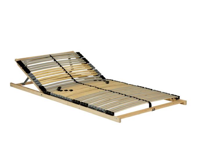 Lattenrost Luxusstar 140 x 200 cm Holz/Kunststoff Braun/Grau/Schwarz