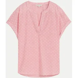 Loose-Fit Bluse Rosa 40