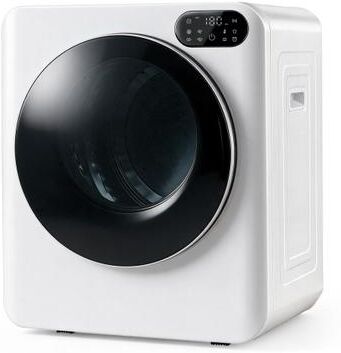 Costway 1.5 Cu.Ft White Portable Clothes Dryer with LED Control-White