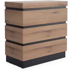 Kommode ASMUS (BHT 90x93x45 cm) - braun - BHT 90x93x45 cm