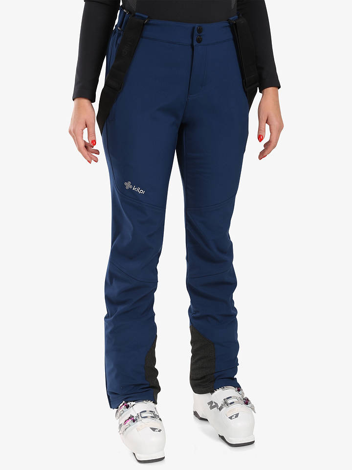 Kilpi Softshell-Ski-/ Snowboardhose "Rhea" in Dunkelblau - 38