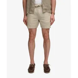 Superdry für Herren. M7110520A Shorts Merchant Linen beige (S), Lässig, Leinen