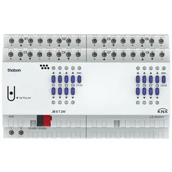 Theben 4940265 KNX Jalousieaktor 24V 8-fach JM 8 T 24V KNX
