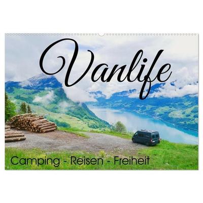 Vanlife; Camping - Freiheit - Reisen (Wandkalender 2027 DIN A2 quer), CALVENDO Monatskalender