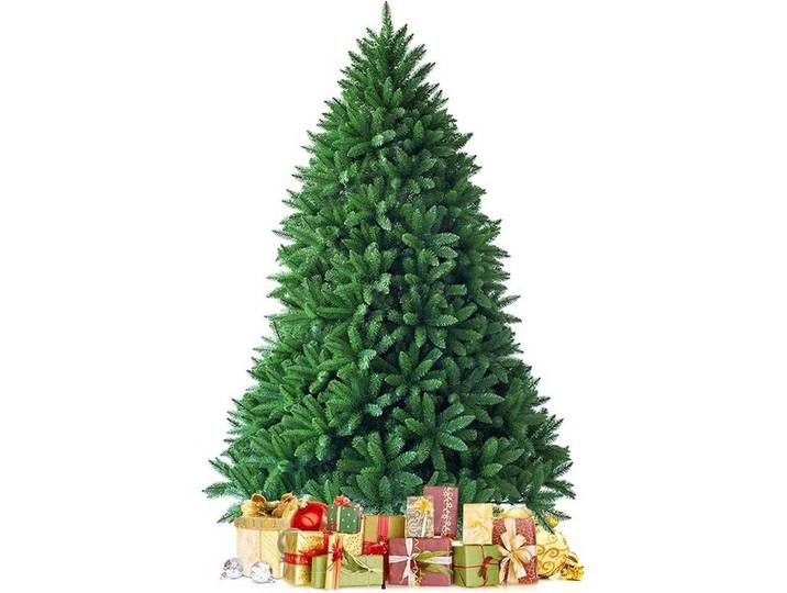 WEIHNACHTSBAUM mit 11 Lichtmodi und 5 Farbwechseln 210CM Grün
