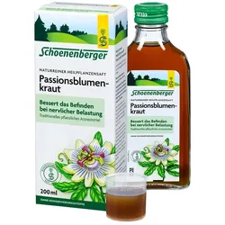 Schoenenberger Naturreiner Heilpflanzensaft Passionsblumenkraut 200 ml