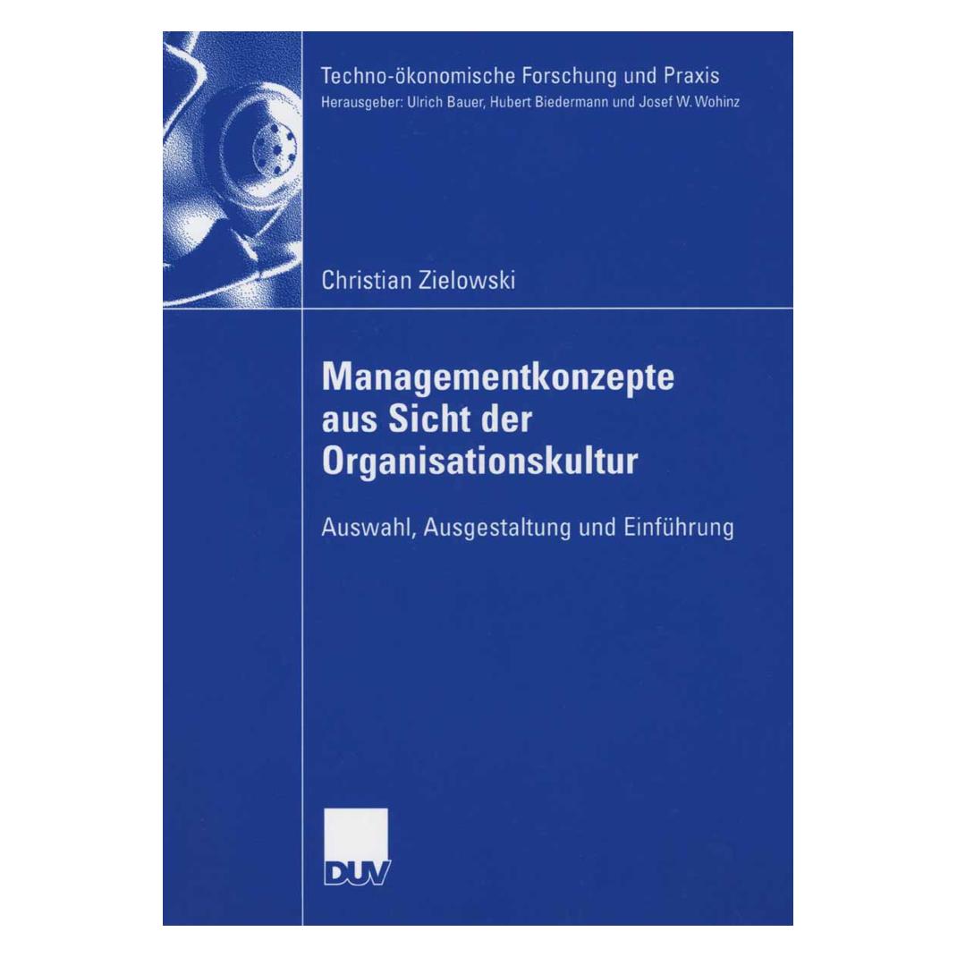 DUV Managementkonzepte aus Sicht der Organisationskultur (Deutsch, Softcover, Christian Zielowski) (35182379)