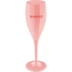 Cheers Sektglas mit Aufschrift Amore