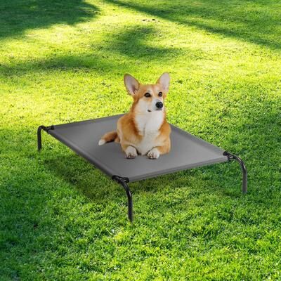 Drop Dash Deals Cooling Elevated Dog Bed With Metal Frame Pet Hammock Cot Cooling Elevated Dog Bed With Metal Frame Pet Hammock Cot