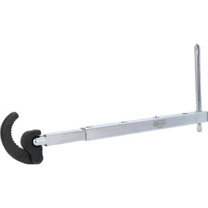 KS-Tools Standhahnmutterschlüssel 126.2000, Teleskop, 32 - 63 mm Spannweite, 275 - 455 mm, mit Klaue