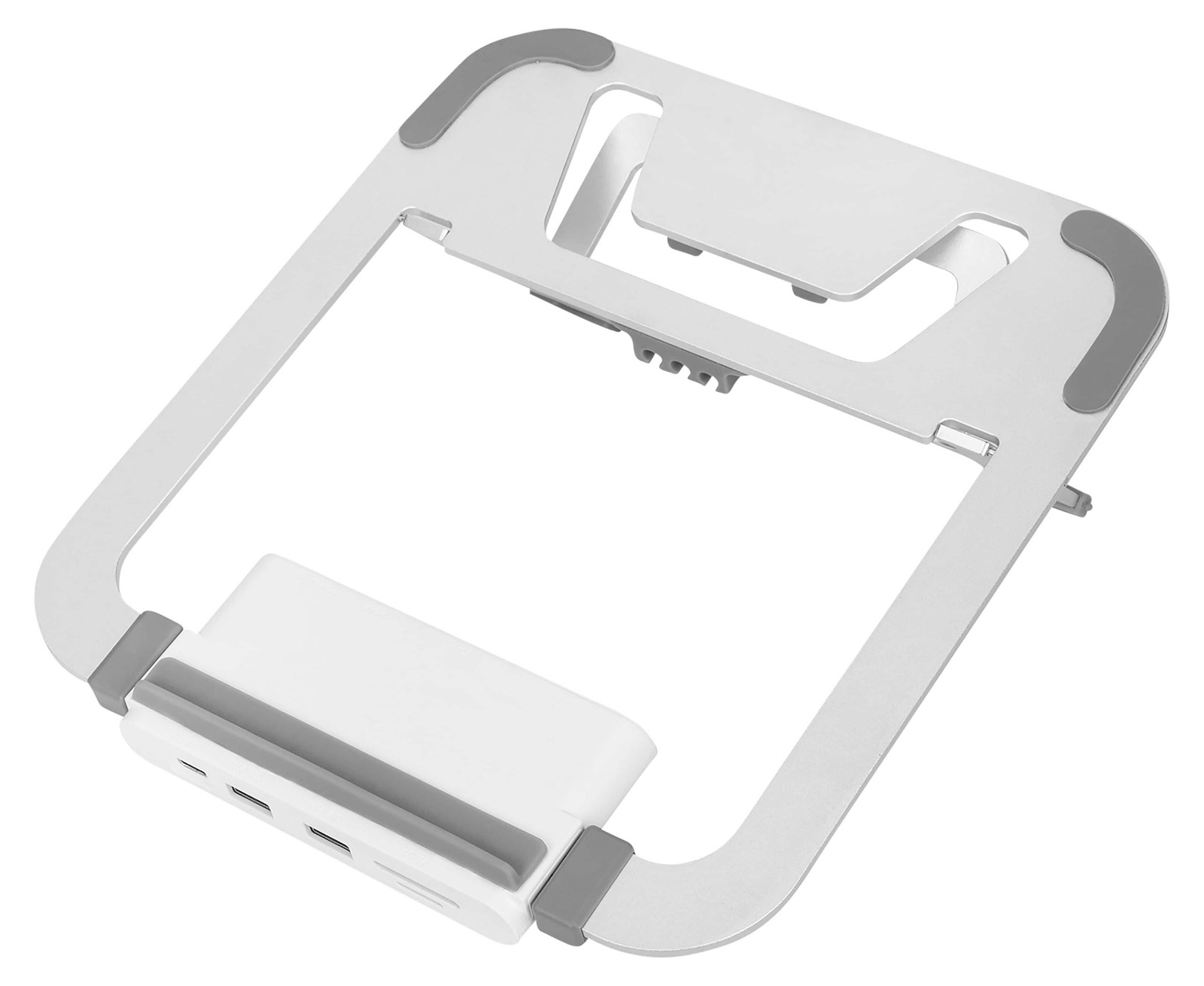 DIGITUS DA-90408 Variabele Notebookstandaard met geïntegreerde USB-C hub en 8 poorten