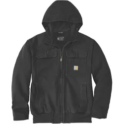 Carhartt,  Waschte Duck Active Jacke Schwarz (S)