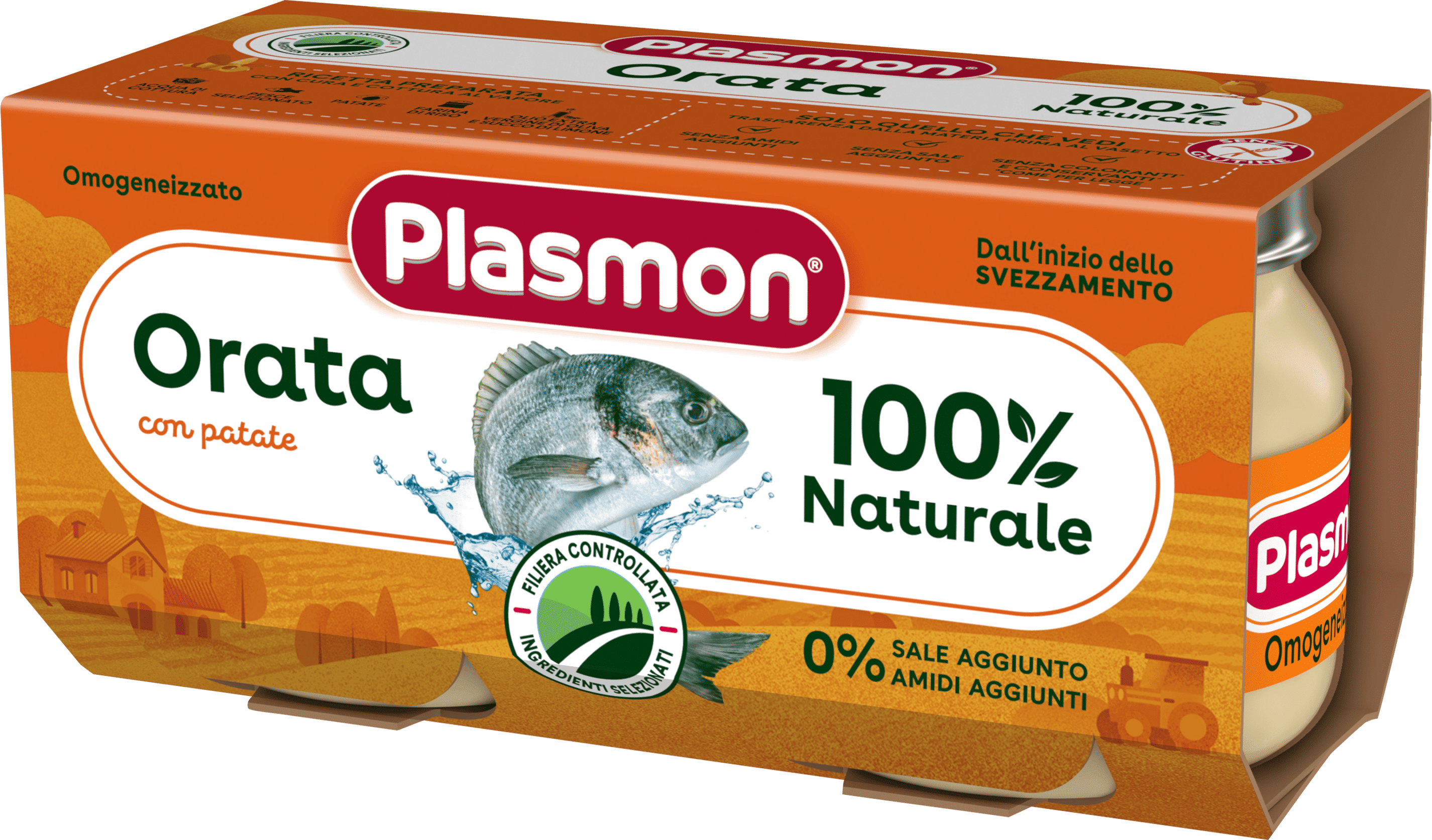 Plasmon Omogeneizzato Orata 2 Pz x 80 g