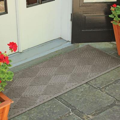Bungalow Dba Matterly Diamonds Runner Mat 60 x 22, 60 x 22, Gray
